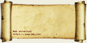 Anđelija Jović vizit kartica